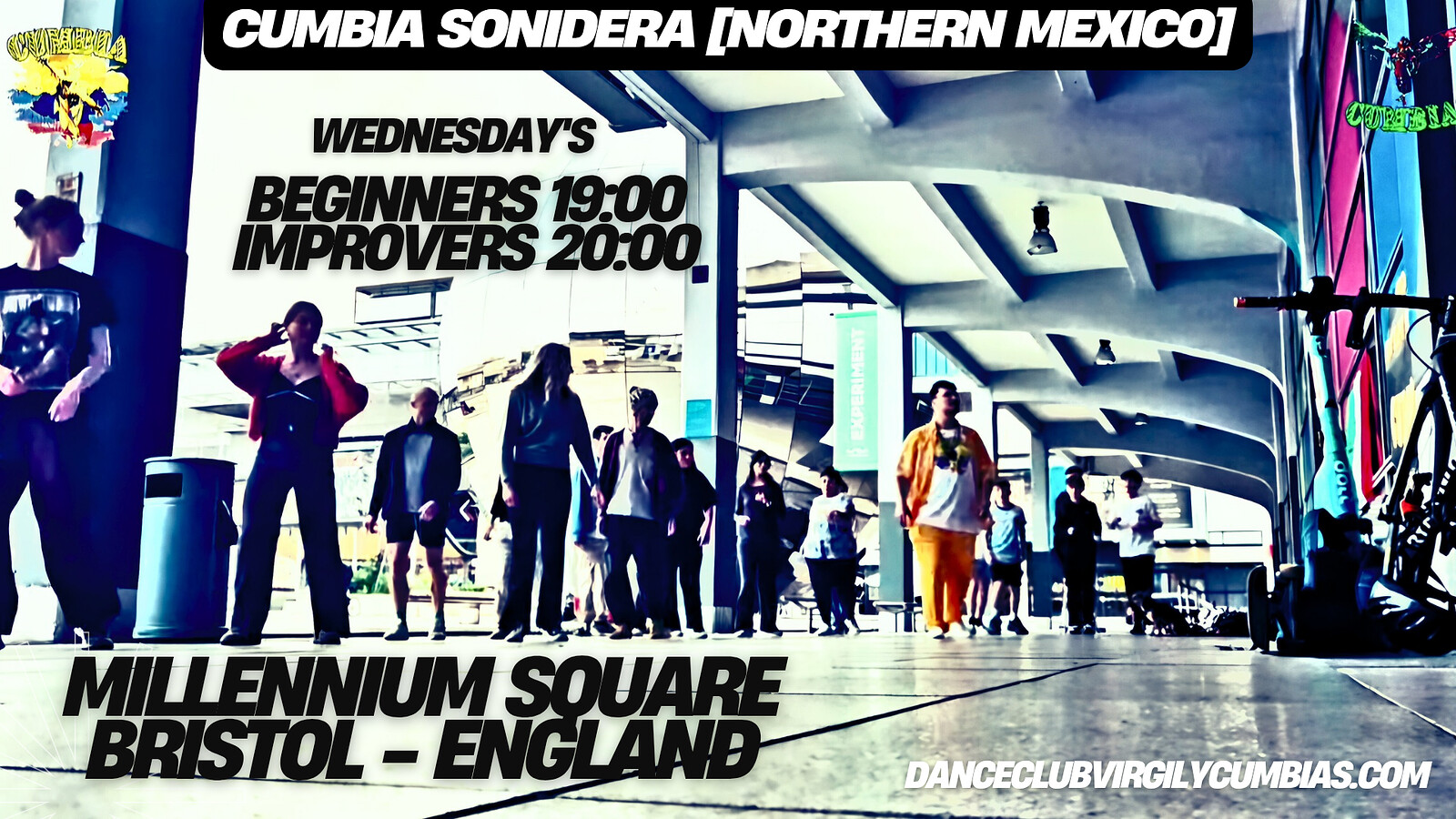 Learn how to dance Cumbia Sonidera at Millennium Square