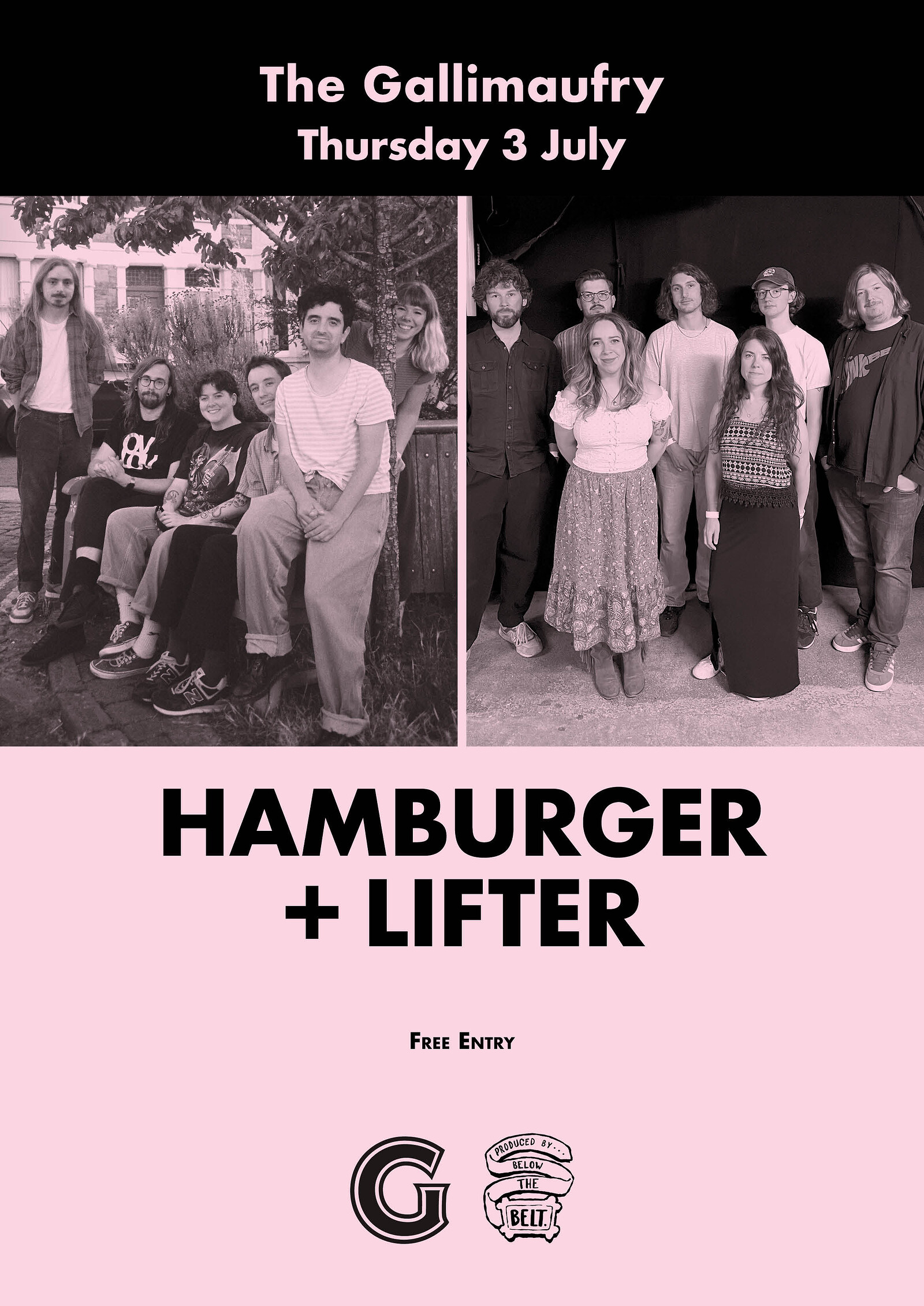 HAMBURGER + LIFTER at The Gallimaufry