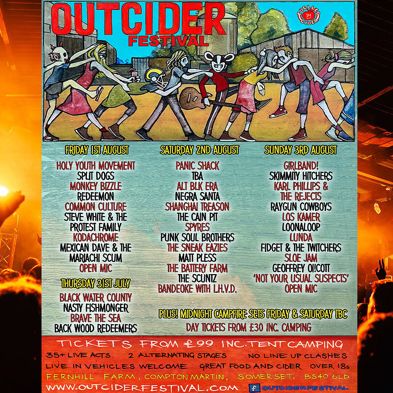 Outcider Festival Fri - Sun Weekend Ticket at Outcider Festival Fri - Sun Weekend