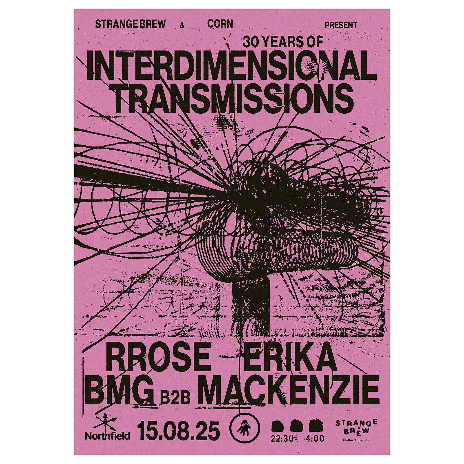30 years of Interdimensional Transmissions - Rrose, Erika, BMG & Mackenzie at Strange Brew