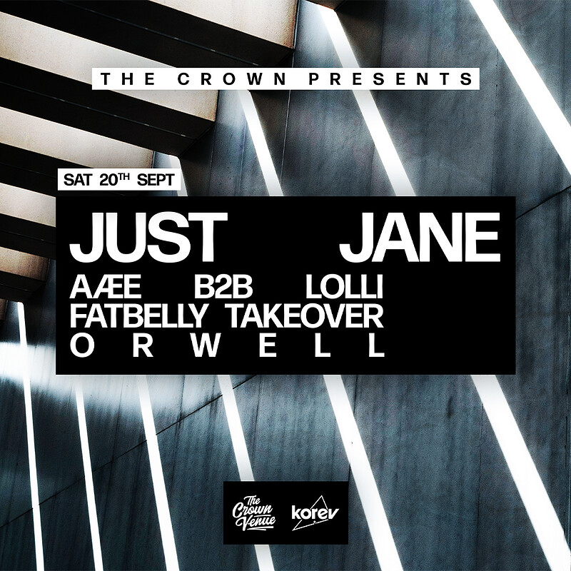 The Crown Presents: Just Jane + Support at The Crown