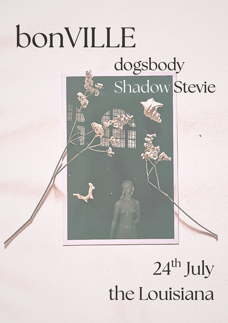 BonVILLE + Shadow Stevie + Dogsbody at The Louisiana