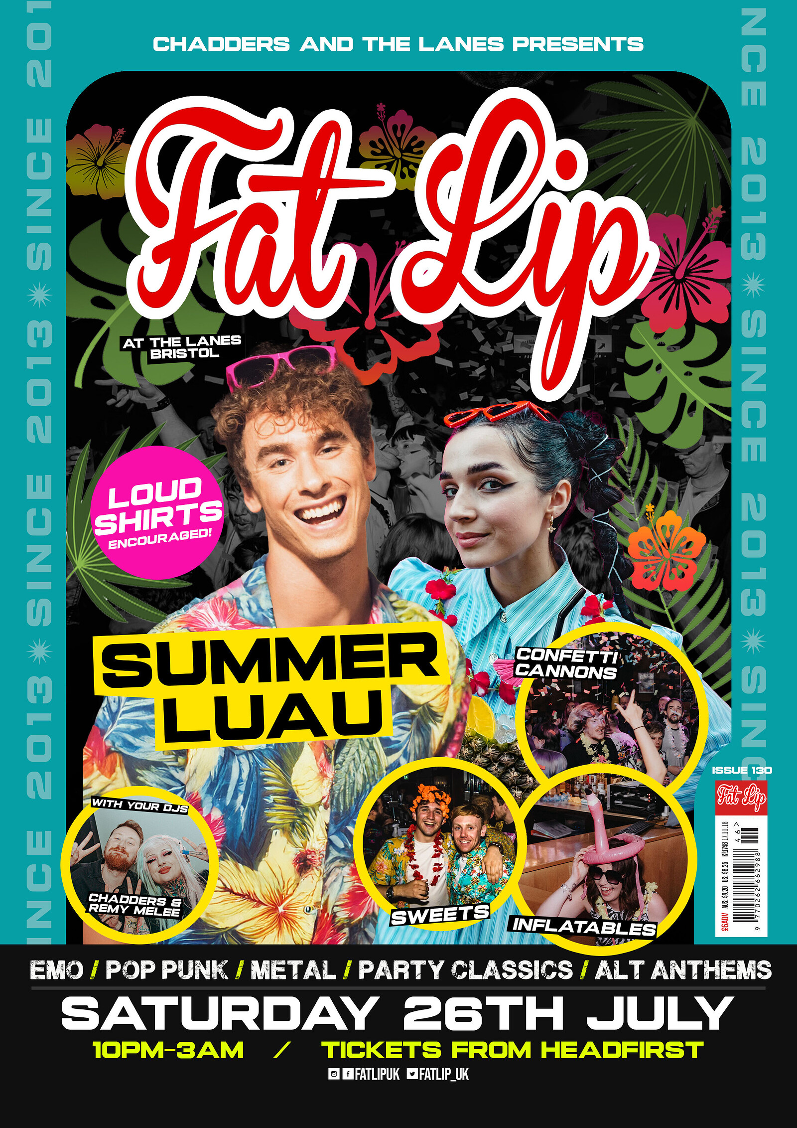 ★ FAT LIP ★ Summer Luau at The Lanes