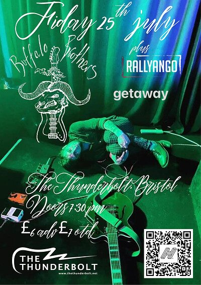 BUFFALO BROTHERS // RALLYANGO // GETAWAY at The Thunderbolt