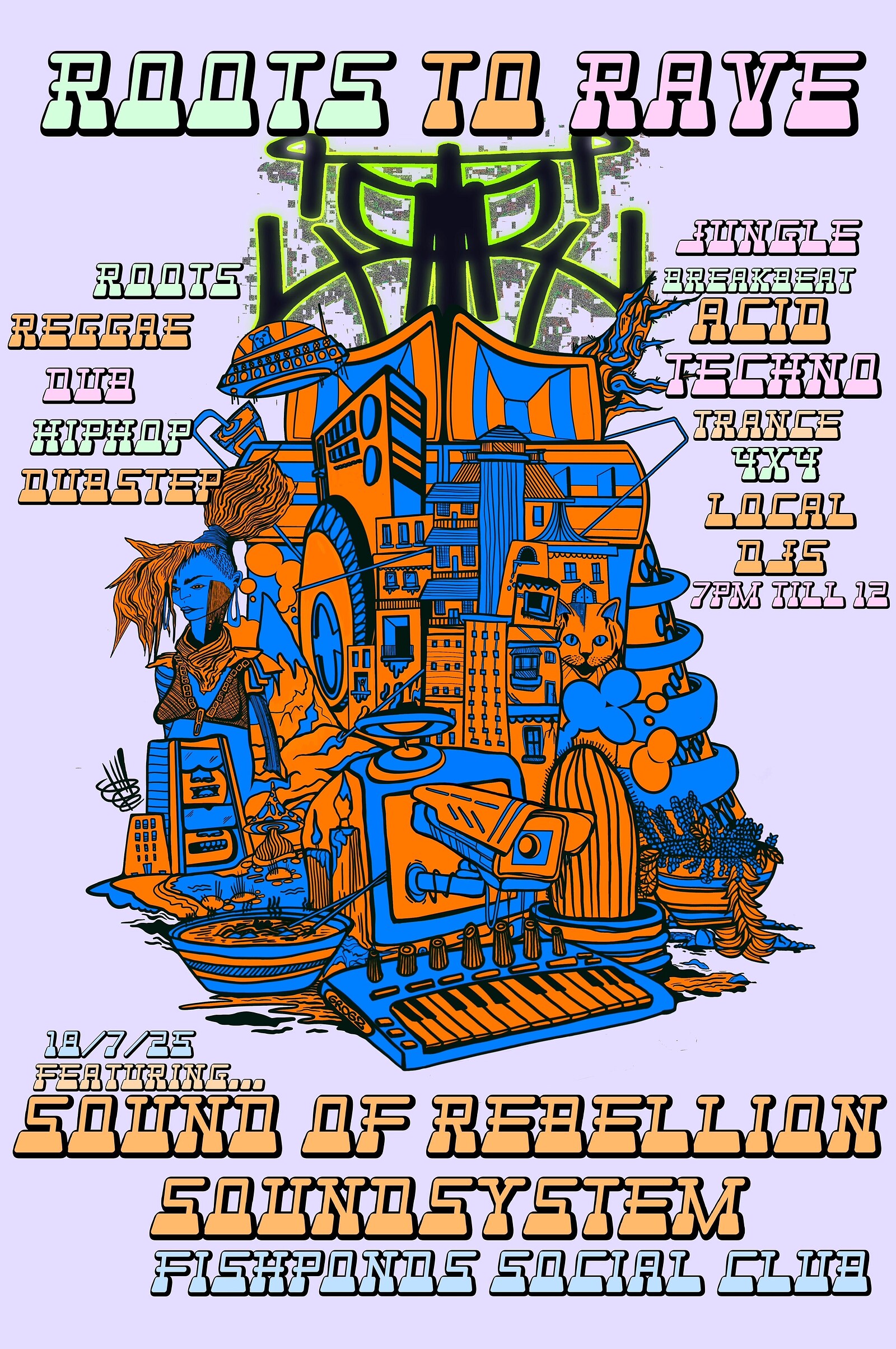 Roots to Rave at Fishponds Social Club