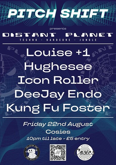 Pitch Shift presents Distant Planet at Cosies
