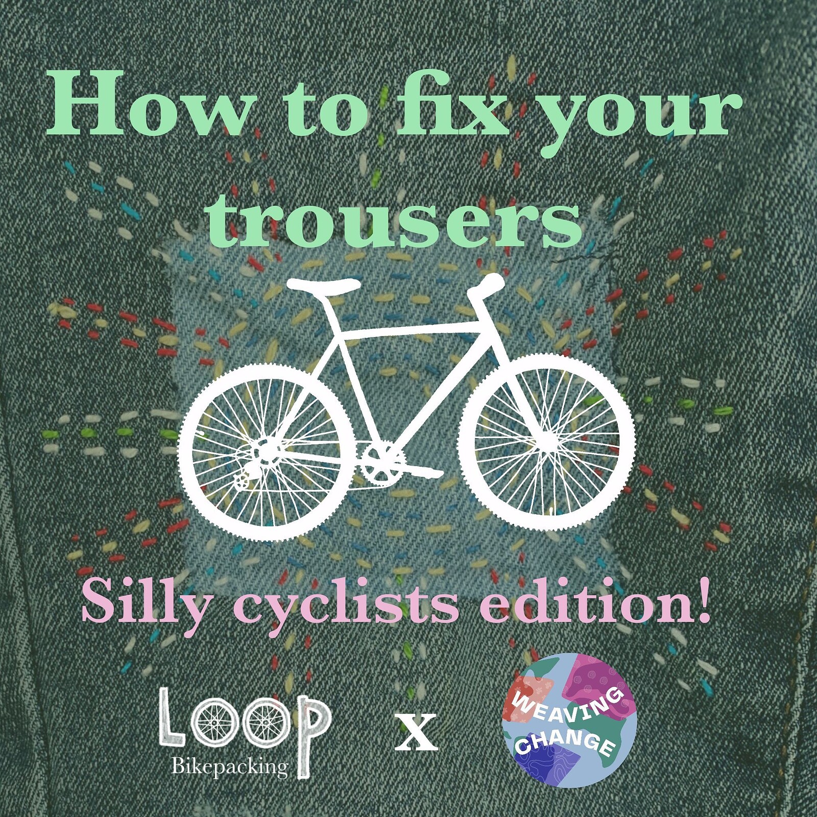 How to fix your trousers - silly cyclist edition at The Canteen