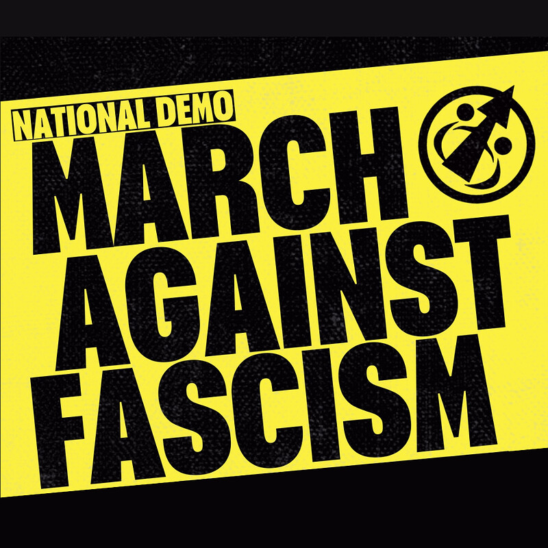 Coach to March Against Fascism - Unite Against Tommy Robinson at Anchor Road, Bristol BS1 5DB