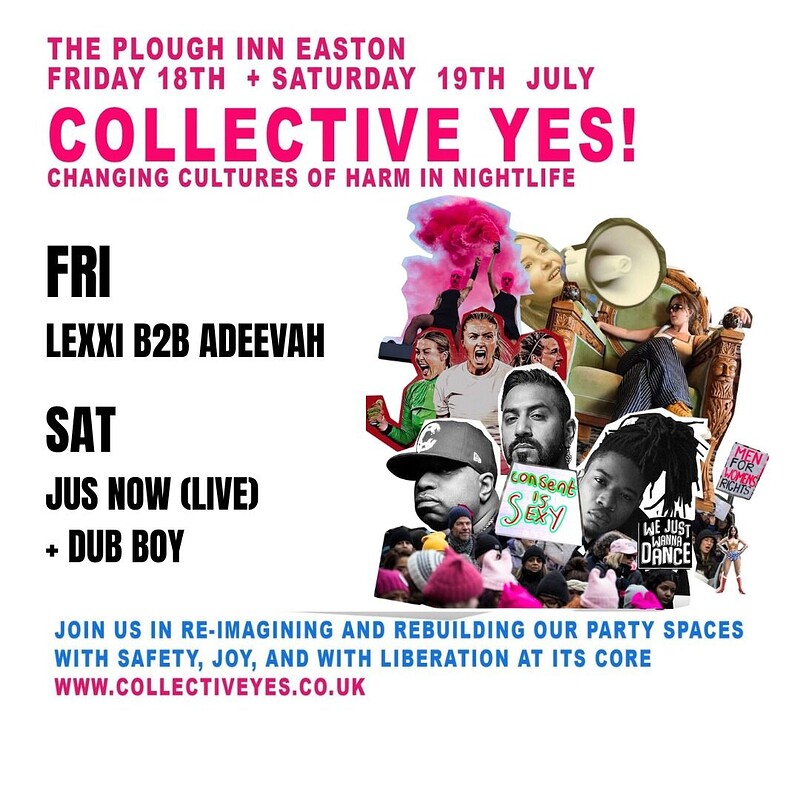 Collective yes launch Friday - LEXXI & Adeevah at The Plough Inn