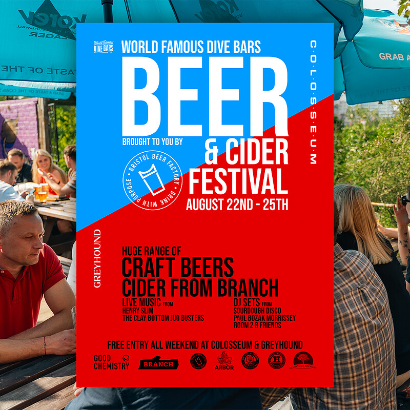 World Famous Dive Bars Beer & Cider Festival at The Colosseum & Greyhound Fishponds