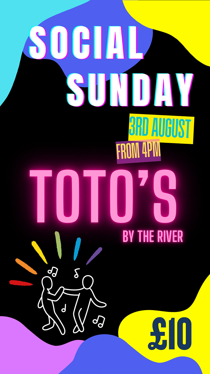 Social Sundays in Totos at Totos By The River