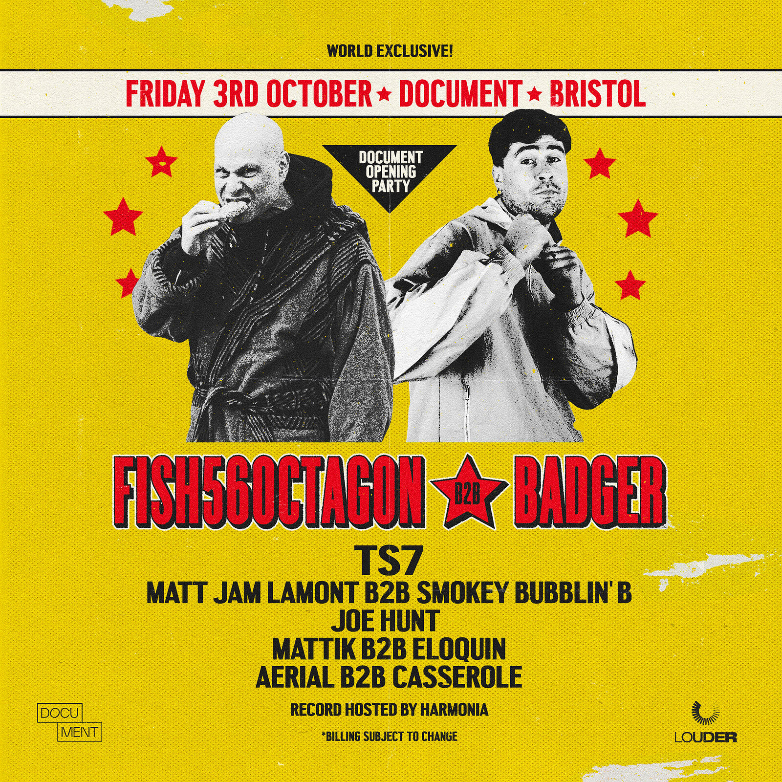 Document Opening Party: Fish56Octagon b2b Badger at DOCUMENT