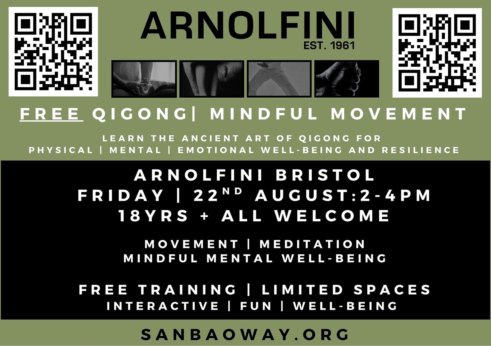 QIGONG AND MINDFUL MOVEMENT at Arnolfini