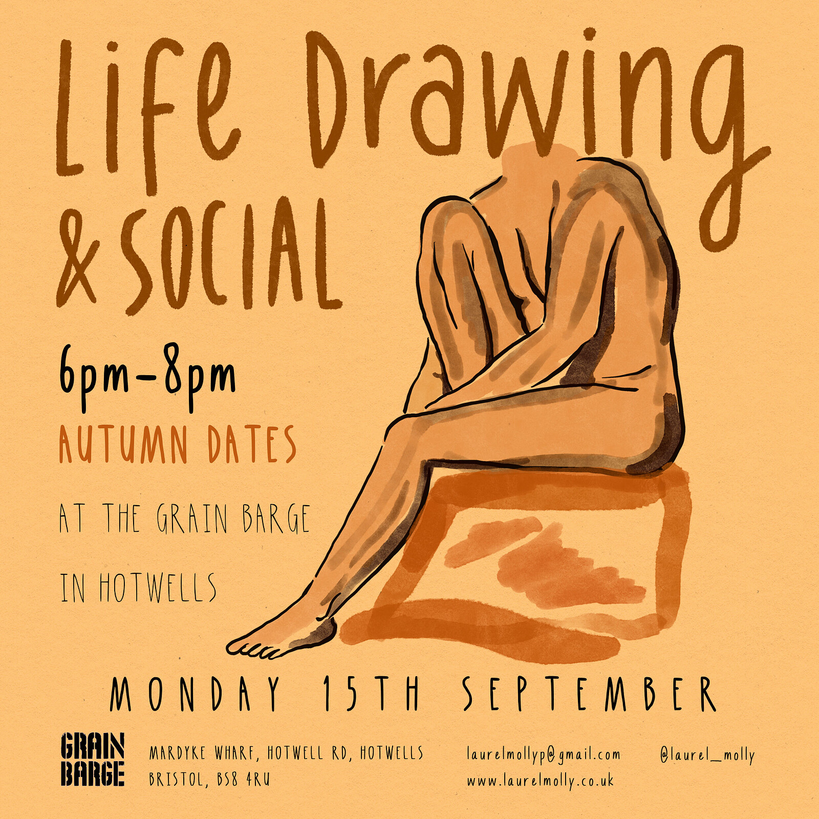 Life Drawing & Social at The Grain Barge