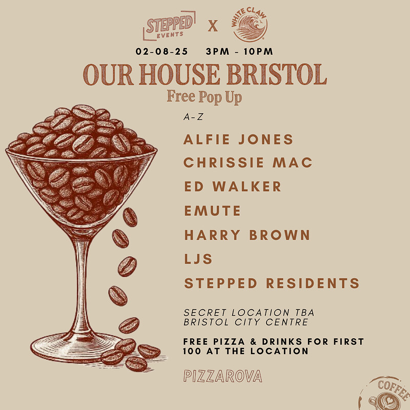 Our House Bristol x Whiteclaw UK at Coffee Cave