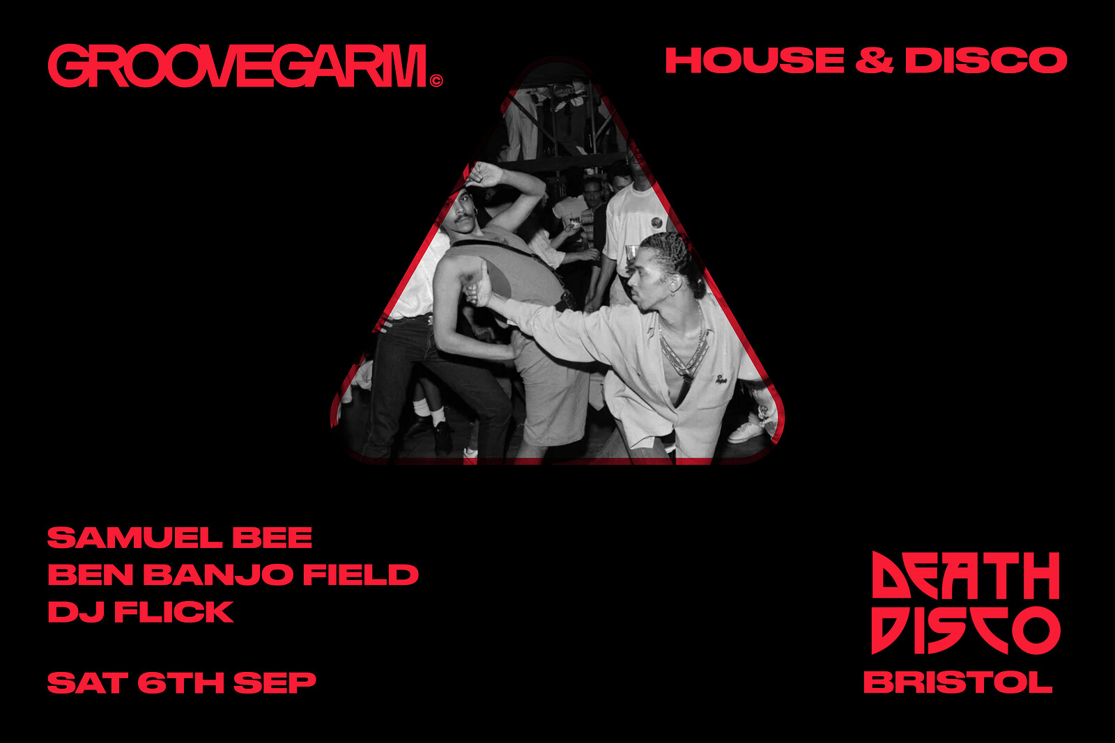 GROOVE GARM PRESENTS: HOUSE & DISCO at Death Disco