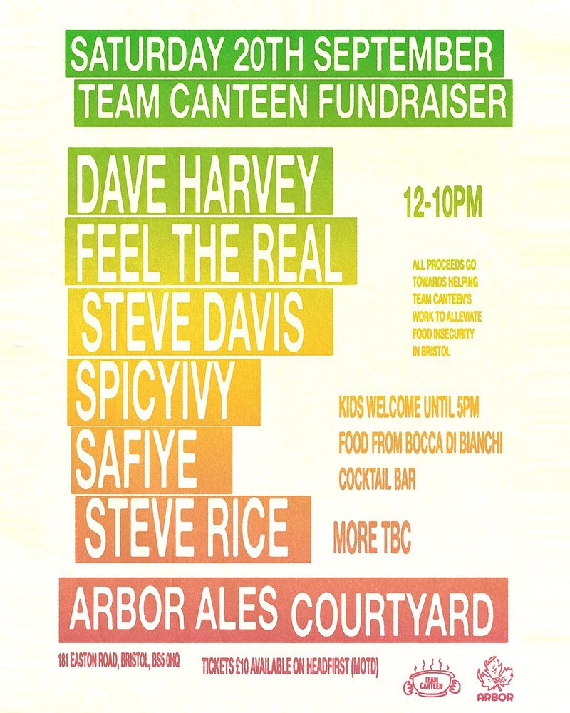 Team Canteen Fundraiser at Arbor Ales Courtyard