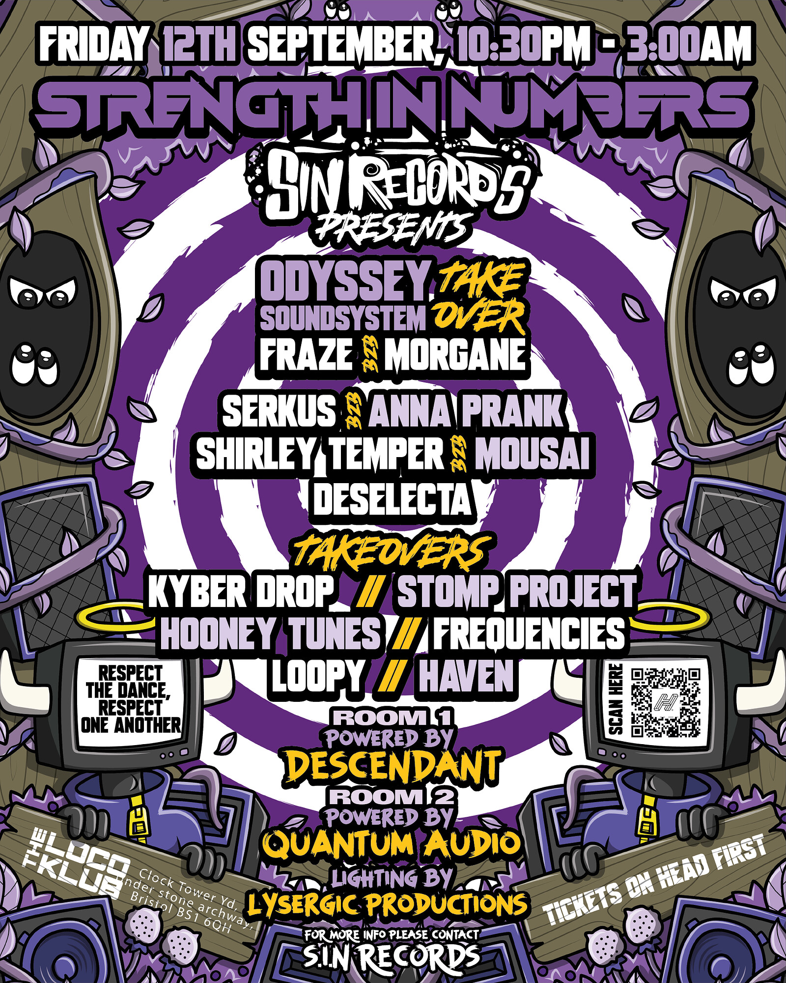 S.I.N RECORDS: STENGTH IN NUMBERS at Loco Klub