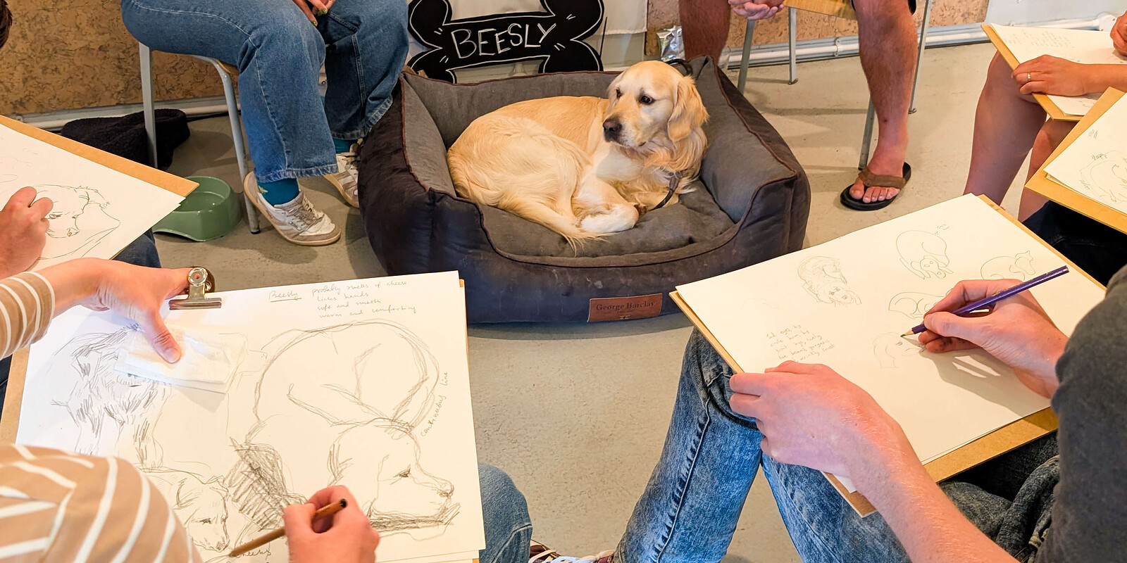 Life Drawing with Dogs at Wiper & True Taproom, Unit 11, City Business Park, St Jude's, Bristol BS5 0SP