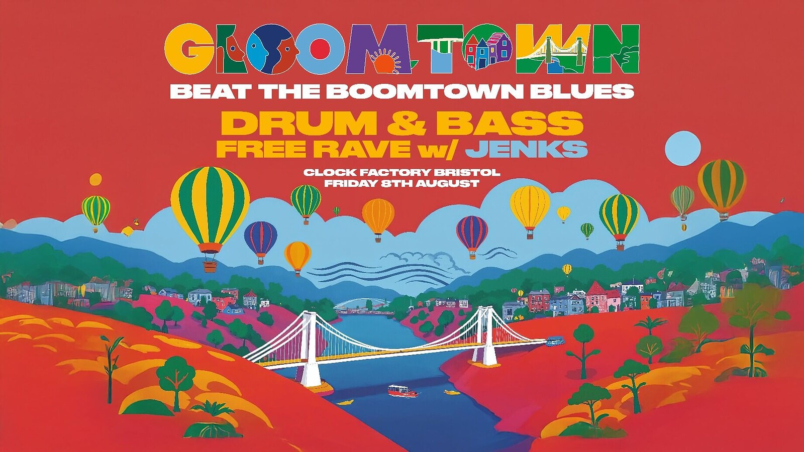 Gloomtown  DNB RAVE w/ JENKS at Clock Factory