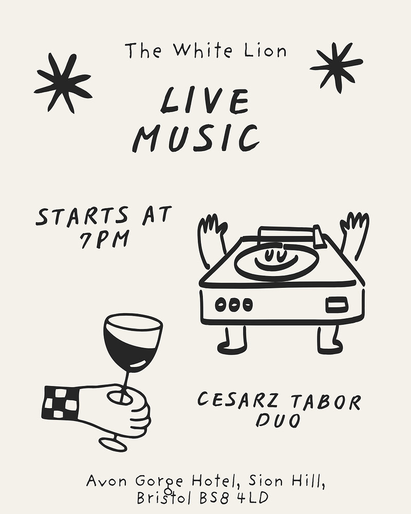 music and 15% off on pints at The white lion terrace