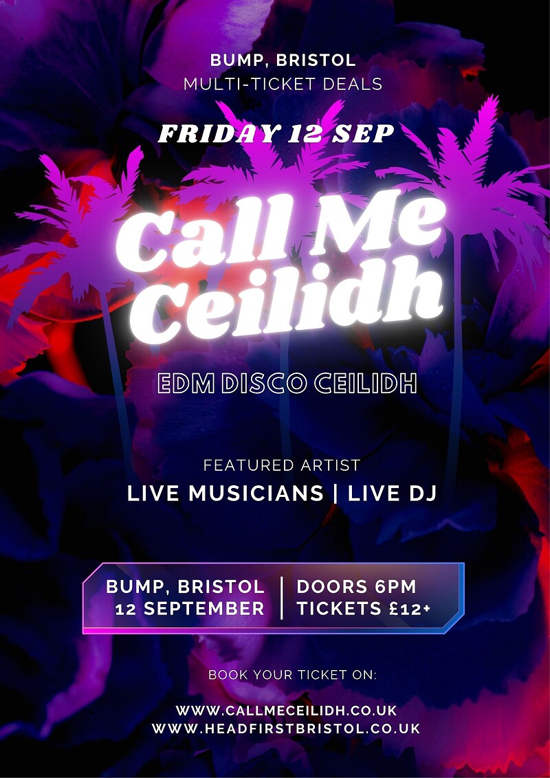 Call Me Ceilidh - Back to School at BUMP, Bristol