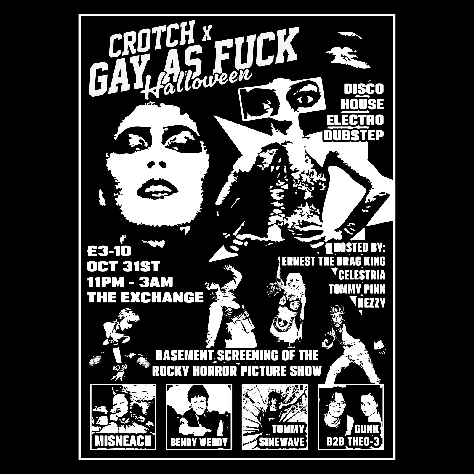 GAY AS F*CK X CROTCH HALLOWEEN at Exchange
