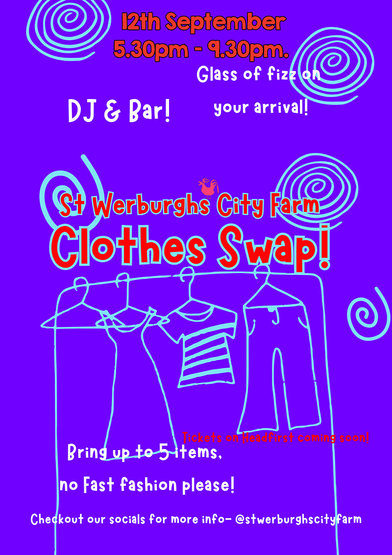 SWCF Clothes Swap at St Werburghs City Farm