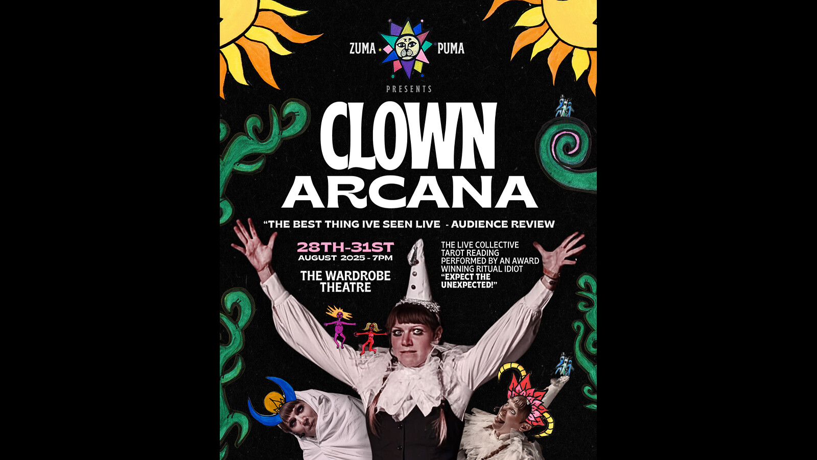 Zuma Puma is... The Clown Arcana at The Wardrobe Theatre