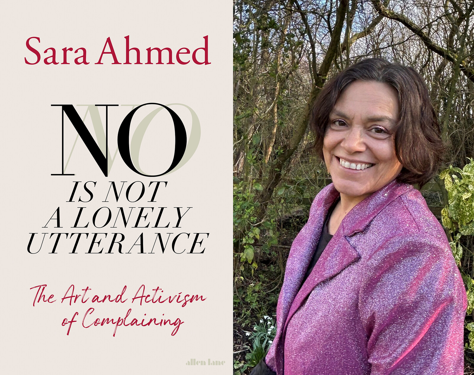 Author Talk : No Is Not A Lonely Utterance: with Sara Ahmed at Sparks Bristol