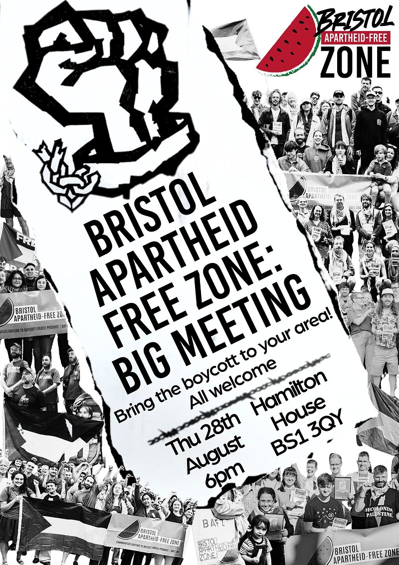 Bristol Apartheid Free Zone Big Meeting at Hamilton House