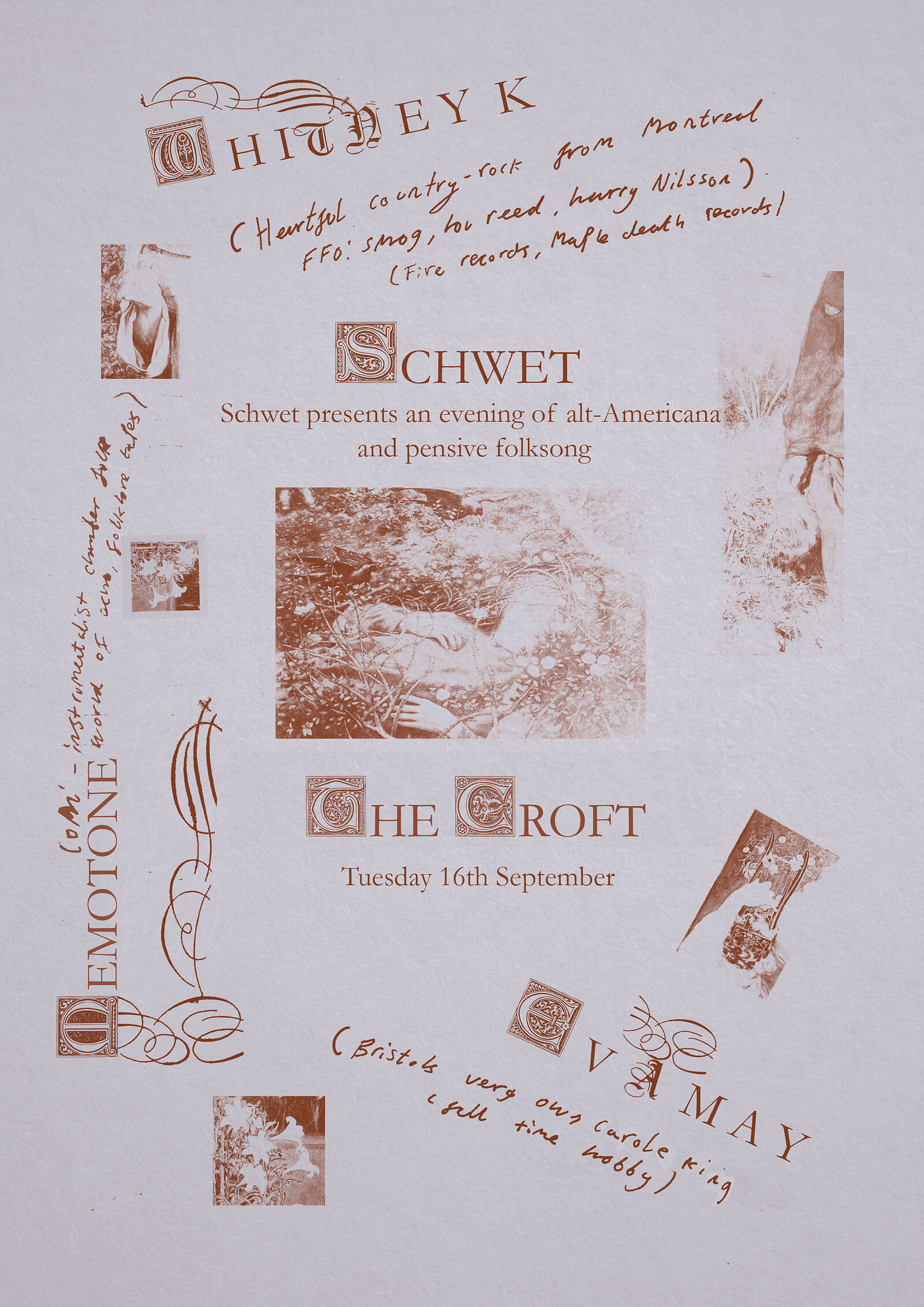 Schwet with Whitney K, Eva May and memotone at The Croft