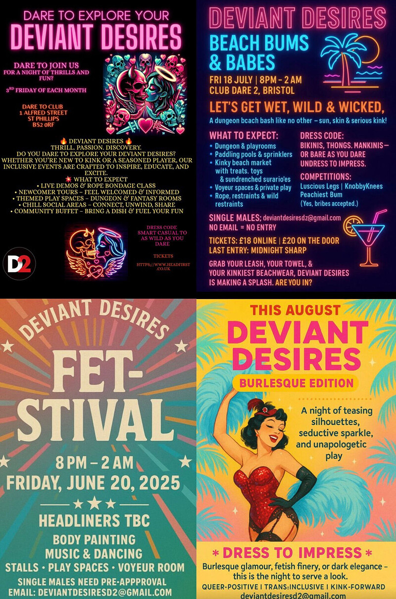 Deviant Desires at Dare to Club