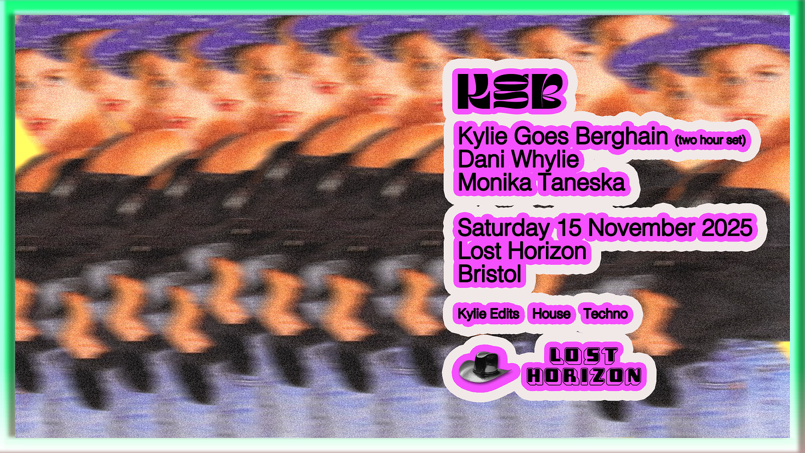 Kylie Goes Berghain at Lost Horizon