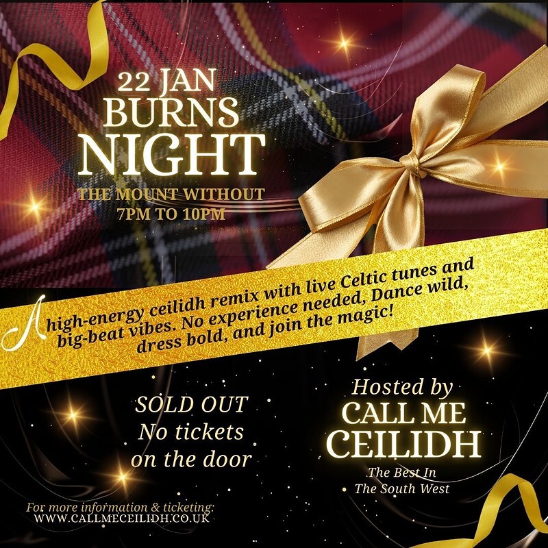 Call Me Ceilidh - BURNS NIGHT at The Mount Without