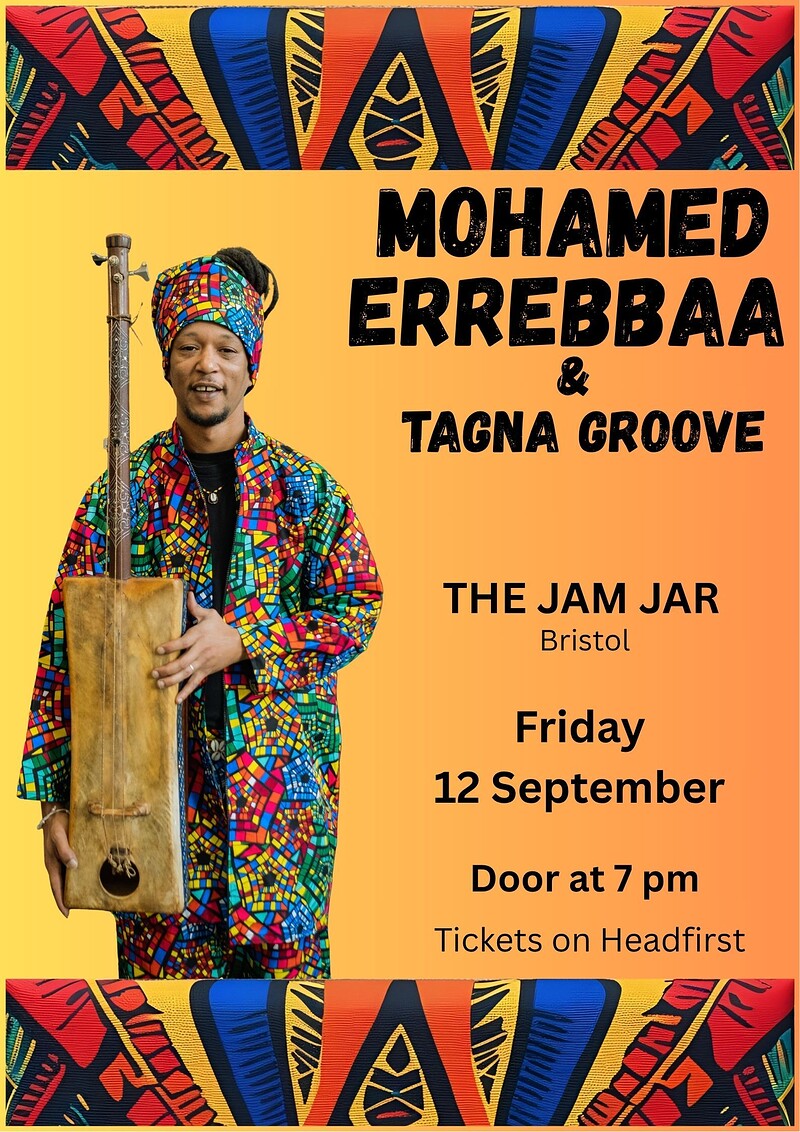MOHAMED ERREBBAA & TAGNA GROOVE at The Jam Jar