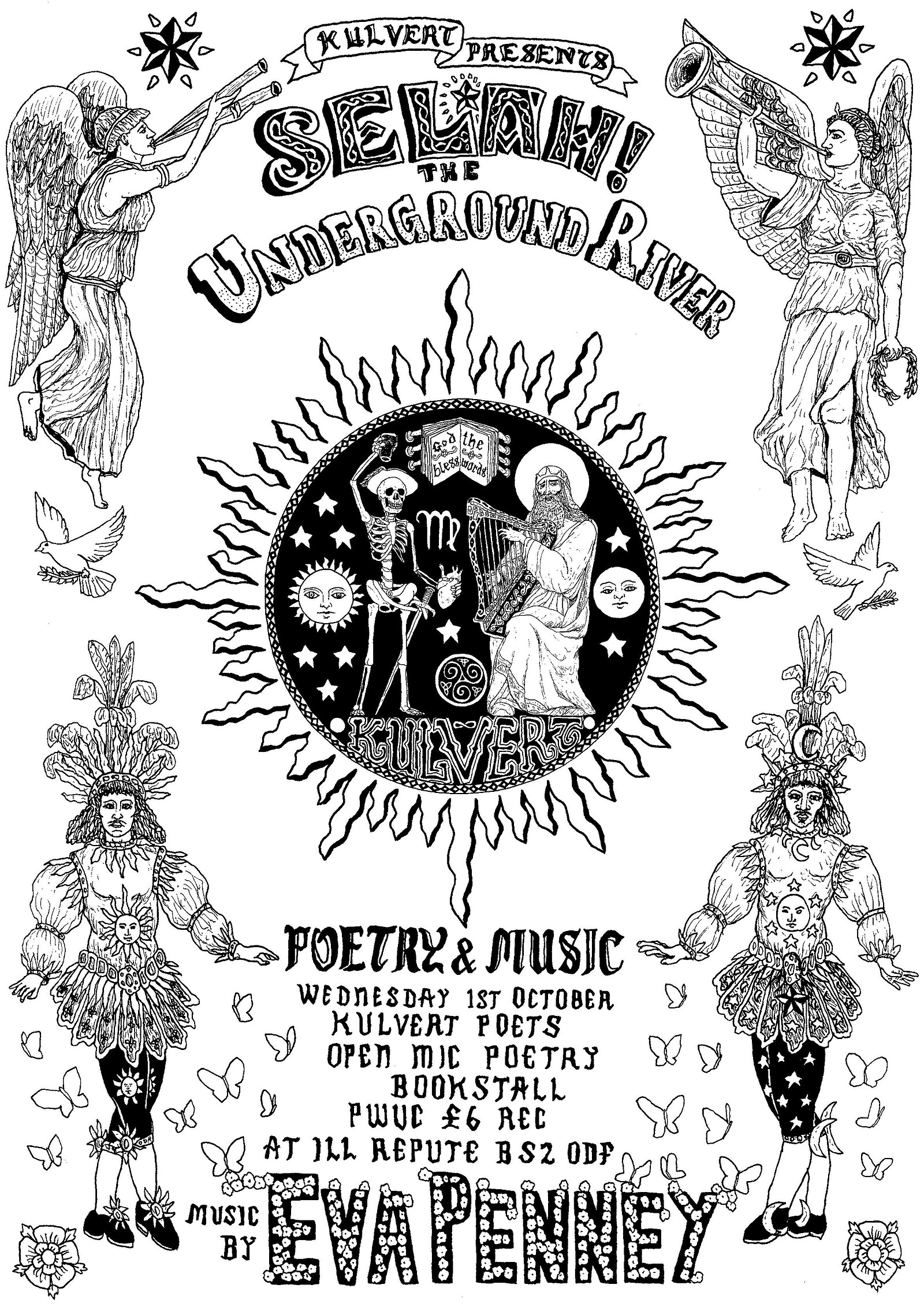 Selah The Underground River Poetry Night w/ Eva Penney at The Ill Repute