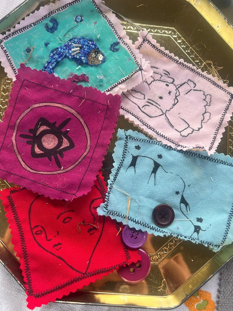 September Slow fashion social - Upcycled patches at The Canteen