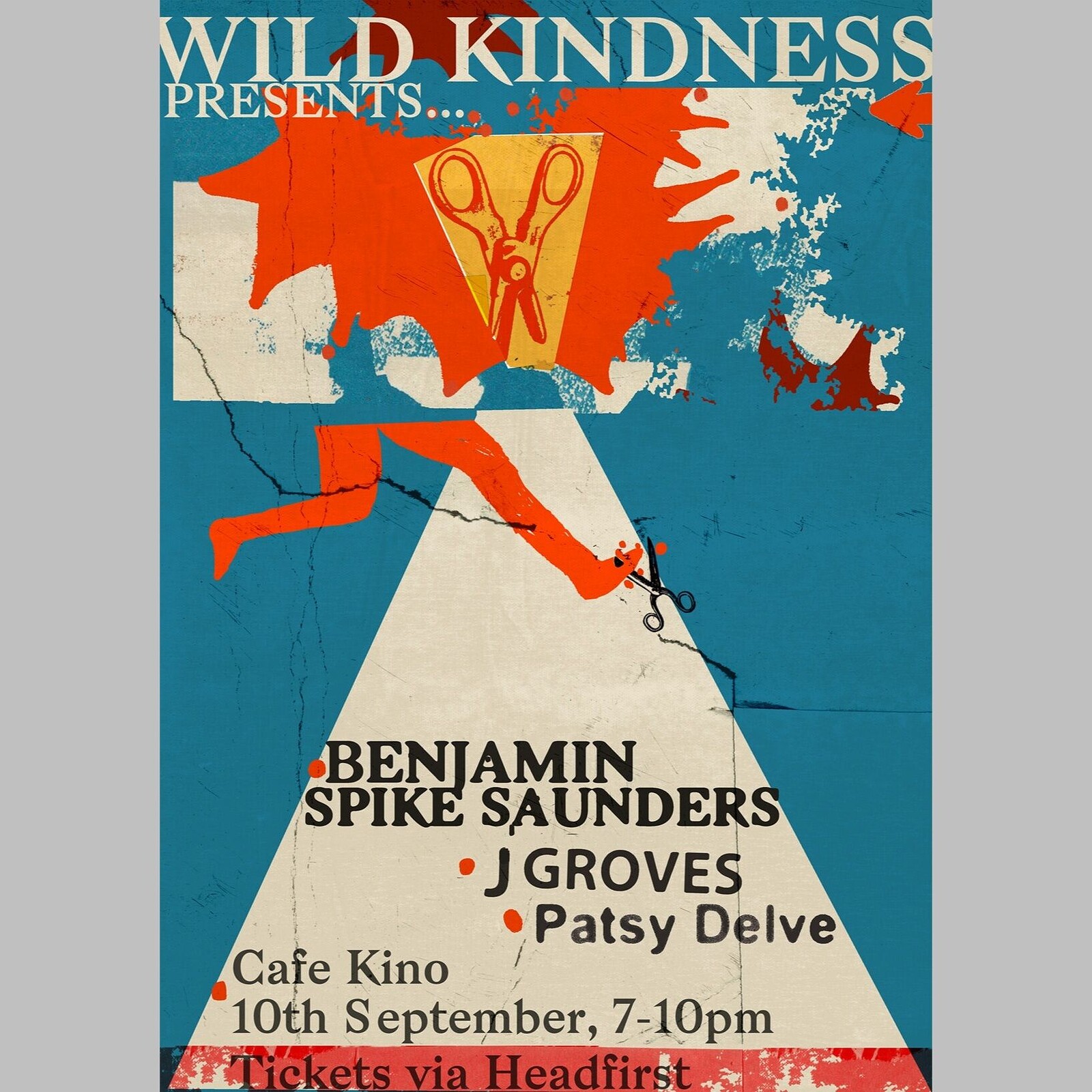 BENJAMIN SPIKE SAUNDERS/ J GROVES/PATSY DELVE at Cafe Kino