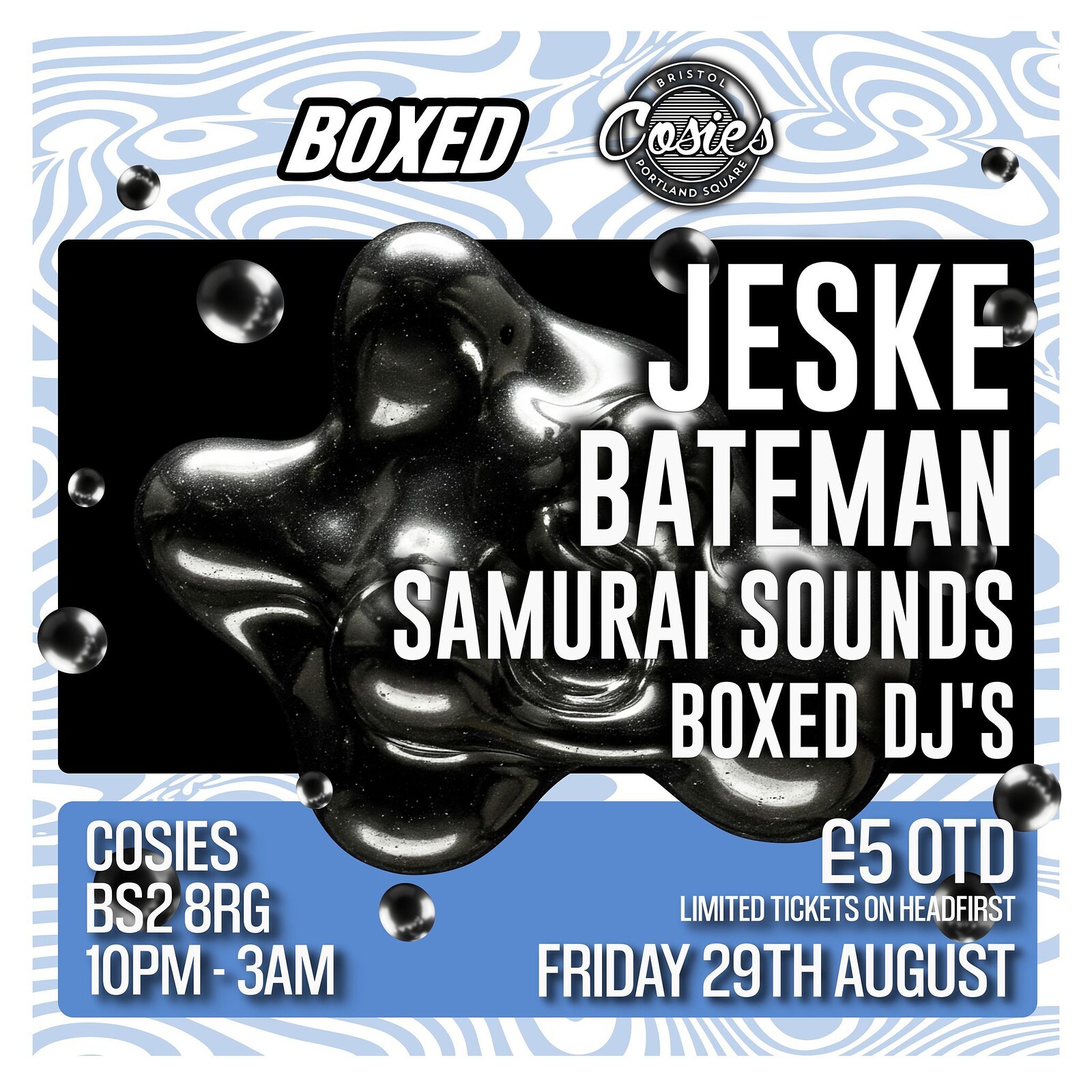 Boxed: UKG ~ JUNGLE ~ DNB at Cosies