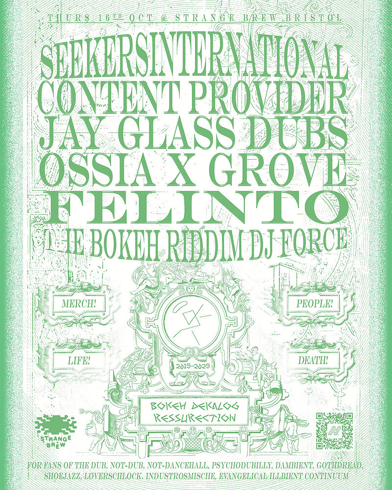 Resurrection ft. SKRS / FELINTO / JGD x DALI / GROVE x OSSIA at Strange Brew