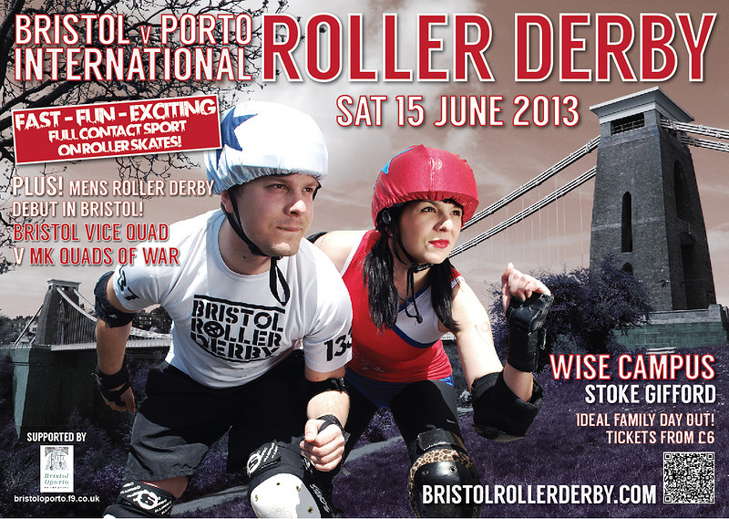 Bristol Roller Derby June Bout at Wise Campus, Bs34 8lp