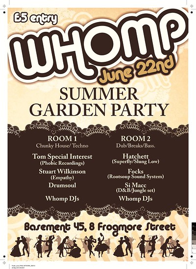 Whomp Summer Garden Party A at Basement45