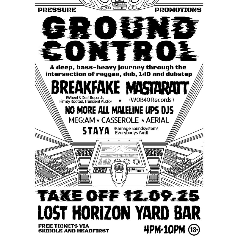 Ground Control: Dub & Bass Fusion at Lost Horizon