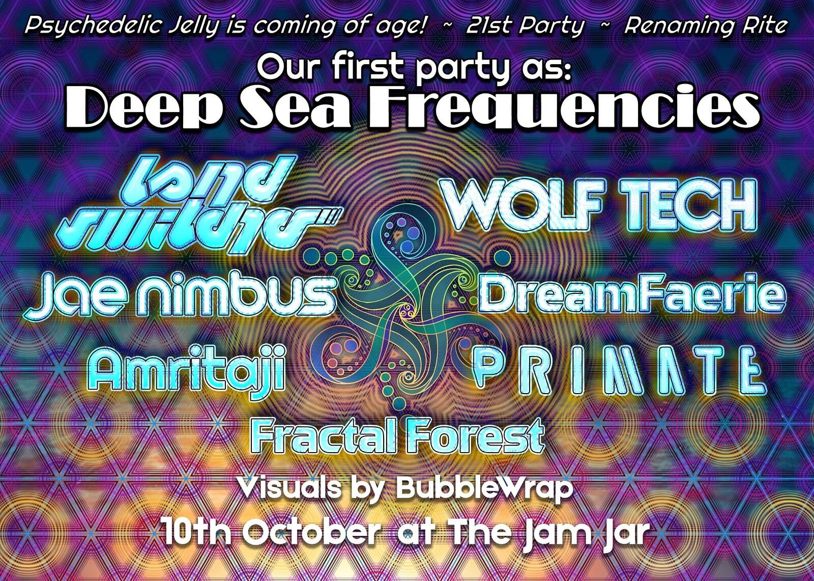 DSF 001 ft Land Switcher, Wolf Tech, Jae Nimbus, DreamFaerie, Primate etc at The Jam Jar