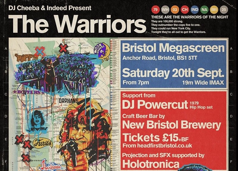 DJ Cheeba Presents: The Warriors at Bristol Megascreen