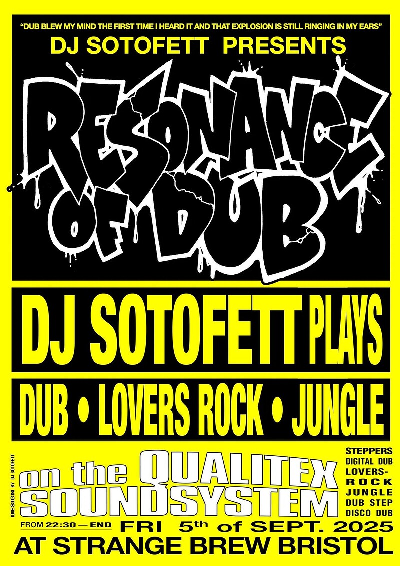 DJ Sotofett: all night long on the Qualitex Soundsystem at Strange Brew