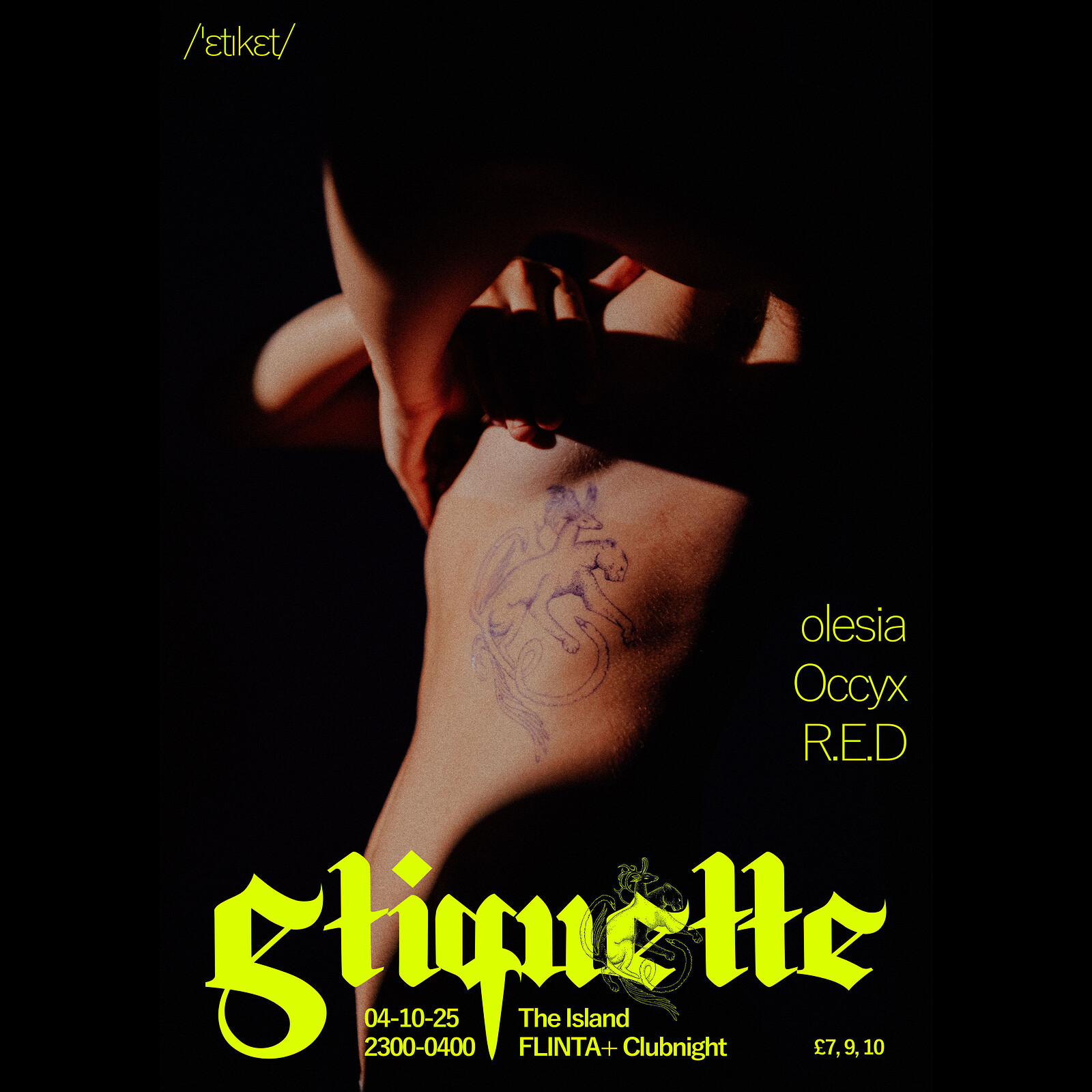 Etiquette: olesia, R.E.D, Occyx at The Island