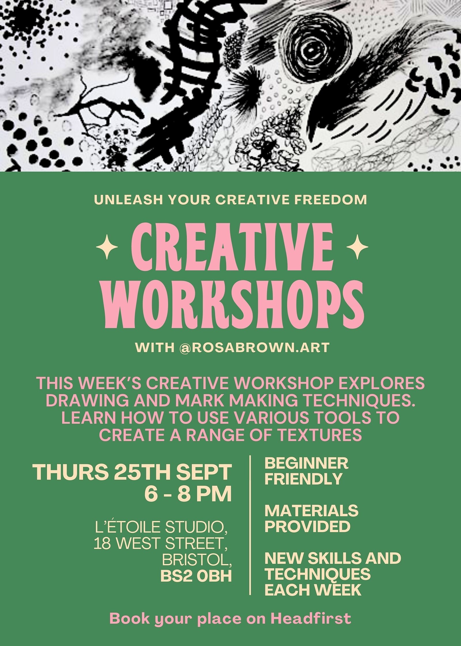 Creative Workshop: Drawing Techniques at L'Étoile Studio