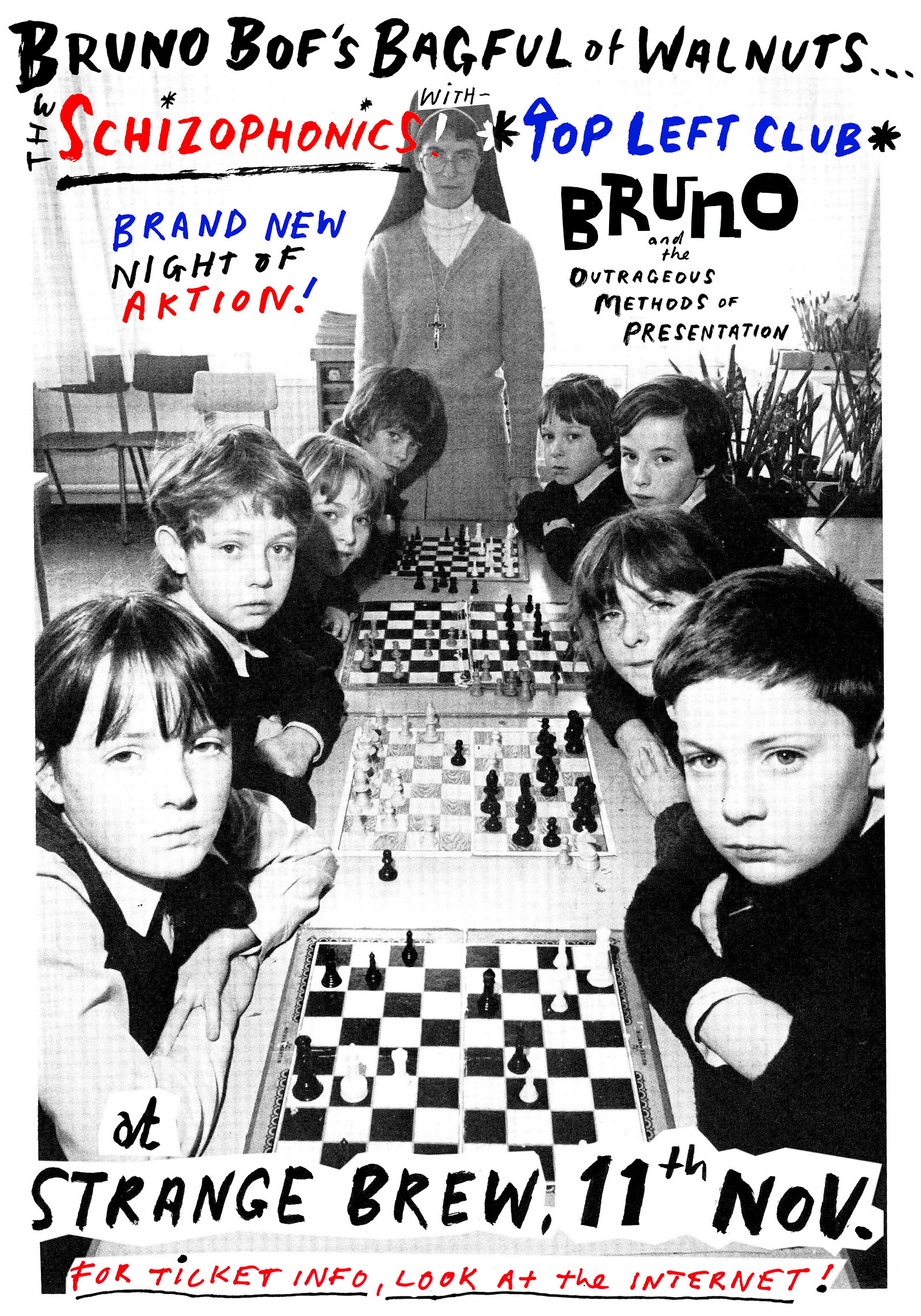The Schizophonics, Top Left Club & BOMP at Strange Brew